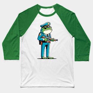 Police frog Baseball T-Shirt